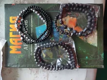 3 unids/set cubo a la moda pulsera de cuentas de los hombres negro mate pulsera de cuentas de piedra conjuntos para hombres regalo de la joyería