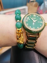 24 estilos Feng Shui de piedra obsidiana pulsera con cuentas hombres mujeres Unisex pulsera de Oro Negro Pixiu riqueza buena suerte pulsera de las mujeres