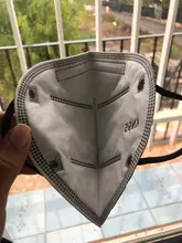 5-200 Uds KN95 Mascarillas FFP2 Reutilizable 5 capas de protección 95% PM2.5 aprobado higiénico ffp2mask ce FFP2 Negras fpp2