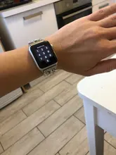 Correa de acero inoxidable para Apple Watch SE 6 5 4, banda de 40mm y 44mm, pulsera de eslabones de Metal para iwatch Series 1, 2, 3, 42mm y 38mm