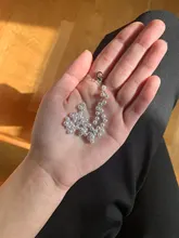 Cadena de cuentas de perlas para mujer, Gargantilla Simple de 15 estilos, collar de borla de hoja de cristal para mujer, joyería sexual de moda, accesorios para baile de graduación