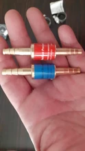 Interceptores de retroceso de tubo de acetileno y oxígeno, válvula de seguridad de retención de combustible, 6mm/8mm/10mm, 1 ud.