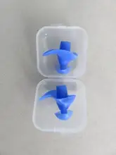 Tapones para los oídos suaves de silicona, impermeables, a prueba de polvo, para buceo, deportes acuáticos, natación, accesorios antiruido, 1 par