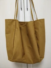 Bolso de diseñador de lujo de gran capacidad para mujer, bandolera de estilo minimalista, informal, de lona, de Color sólido, grande