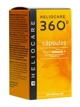 Heliocare 360 ° oral 30 capsules protect your skin from the sun from inside. Ideal for the most intense months.
Heliocare 360 ° oral 30 capsules protect your skin from the sun from inside. Ideal for the most intense months.