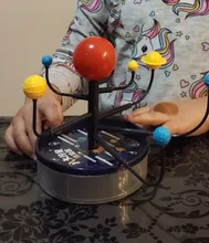 Kit de modelo planetario de nueve planetas del Sistema Solar, proyecto de ciencia astronómica DIY, regalo para niños, venta a todo el mundo, educación temprana para niños