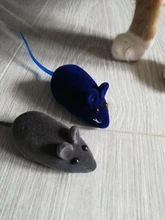 Ratón de vinilo de goma con sonido para gatos, juguete divertido de vinilo con sonido Gato