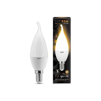 Gauss lamp LED candle tailored e 14 9.5W 3000 K 104101110 
Gauss lamp LED candle tailored e 14 9.5W 3000 K 104101110