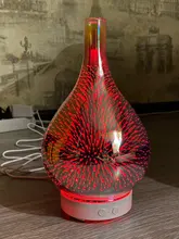 Air-Humidifier Diffuser-Mist-Maker Firework Essential-Oil Ultrasonic Aroma Glass 3D