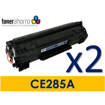 TonerAhorro-Pack 2 Toner Cartridge chip compatible CE285A 85A (2x2.000 pages) lifetime Warranty
TonerAhorro-Pack 2 Toner Cartridge chip compatible CE285A 85A (2x2.000 pages) lifetime Warranty