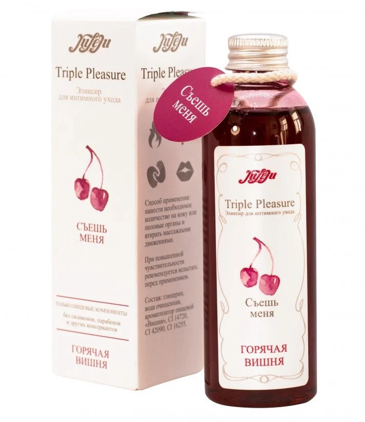 Эликсир Juleju Triple Pleasure Тропический коктейль для интимного ухода, флакон, 65 мл 10258JULEJU - JULEJU - Оральные смазки - Купить