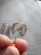 Bait-Feeder Fishing-Lure Aquarium Shrimp-Dry Food-Feeding Cage Crystal Small 1 1PC Stainless-Steel