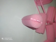 12 unids/set Rosa esponja suave cojín de espuma rodillos del pelo rulos salón de peluquería de rizos peluquería herramienta Kit de DIY