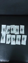 Cartucho con aguja para tatuaje semipermanente, accesorio para máquina de tatuar de RL/M1/RM profesional, desechable, para labio y maquillaje, por 10 uds.