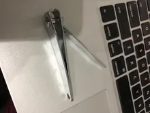 Cortauñas de acero inoxidable, cortador, cuchilla recortadora, herramientas de manicura pedicura, profesional, dedos del pie, Juego de 2 cortadoras estilo