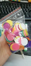 100 unids/set 25mm Color fichas plásticas de póker recompensa monedas No valor Chip moneda para juegos de muestra de intercambio de monedas