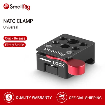 SmallRig Nato Clamp Quick Release Clamp with 1/4 3/8 M2.5 Thread for Cold Shoe Monitor Support Ball Head - 1885 
SmallRig Nato Clamp Quick Release Clamp with 1/4 3/8 M2.5 Thread for Cold Shoe Monitor Support Ball Head - 1885