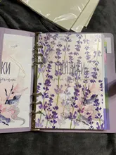 Hojas sueltas de recambio para cuaderno, accesorio de papelería con índice para archivador, para negocios y planes semanales o mensuales, A5 A6, 45 uds.