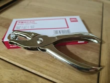 Perforadora de papel circular de un solo orificio para manualidades, herramientas de corte, 6mm de diámetro