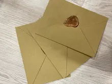 10 unids/lote en blanco sobre de papel Kraft para boda fiesta mensaje tarjeta postal bolsa de tarjetas rojo Retro sobres