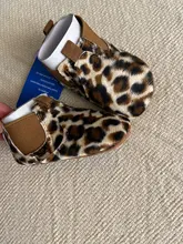 Zapatillas de cuna para bebé recién nacido, suela suave de cuero, leopardo, sólido, cálido, primeros pasos, 2018