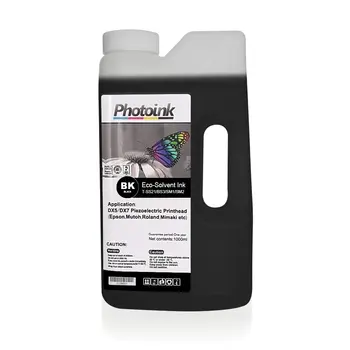 DX5 and DX7/5113 Head for 1000 ml BLACK BLACK ECO SOLVENT Ink Reliable Quality Print Printer Original BLACK color
DX5 and DX7/5113 Head for 1000 ml BLACK BLACK ECO SOLVENT Ink Reliable Quality Print Printer Original BLACK color