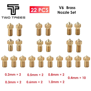 3D Printer parts 22PCS MK8 Nozzle Head Printer Extruder 1.75mm for A8 Makerbot MK8 CR-10 Ender 3 Nozzle Optional MK8 Makebot
3D Printer parts 22PCS MK8 Nozzle Head Printer Extruder 1.75mm for A8 Makerbot MK8 CR-10 Ender 3 Nozzle Optional MK8 Makebot
