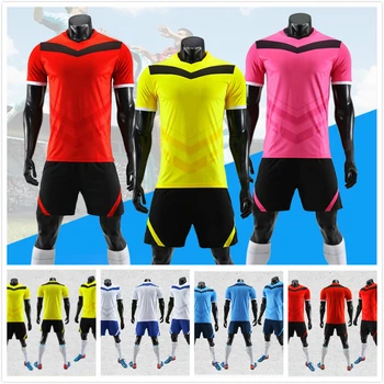 Customize Soccer Jerseys Shorts Set Professional Custom Team Logo Football Uniforms Training T-Shirts Men Women Youth Embroidery