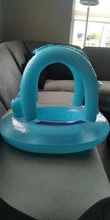Cojín de asiento inflable para niños, sombrilla, asiento de juego de piscina al aire libre, protector solar, asiento flotante en agua, juguetes inflables