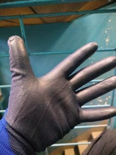 NMSAFETY-guantes de trabajo de seguridad para hombre, 12 pares, flexibles, nailon o poliéster