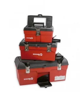DOGHER 050-016 set 3 boxes HTAS.PLAS. METAL CLOSURE
