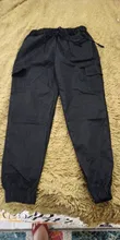 Pantalones Cargo sólidos para mujer, pantalón informal con cordón y cintura alta, chándal de Fitness, pantalón de Hip Hop, otoño 2020