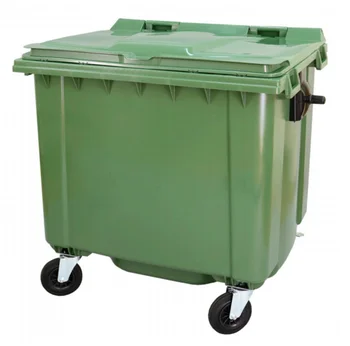 CONTAINER GARBAGE 1100 LITERS WITH 4 WHEELS 
CONTAINER GARBAGE 1100 LITERS WITH 4 WHEELS