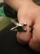 Ajustable QIAMNI Vintage Hippie Chic conejo hecho a mano conejo Animal nudillos anillos para las mujeres dije para chicas regalo de joyería de moda