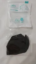 Mascarillas FFP2 reutilizables KN95, máscaras protectoras de color negro, 100 PM2.5, antigotas, ffp2mascarilla reutilizable, 1-95% Uds.
