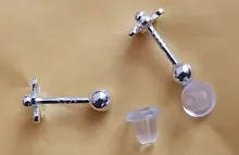 Pendientes pequeños de plata de ley S925 con forma de flor, joyería clásica, cierre de tuerca, 925