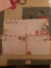 Lote de 12 unidades de sobres de papel Kraft clásico, Mini sobres de Estilo Vintage europeo para tarjetas, regalo para álbumes de recortes