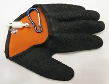 Guantes antideslizantes de látex para pesca, protectores de mano antideslizantes con cierre magnético para pescar, 1 unidad