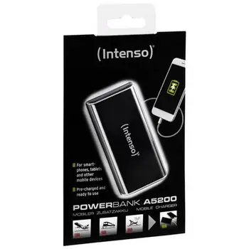 A5200, black, aluminum, Universal, lithium ion battery, 5200 mAh, USBIntenso12.71
A5200, black, aluminum, Universal, lithium ion battery, 5200 mAh, USBIntenso12.71