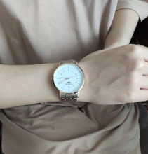 LIGE-Reloj de pulsera de acero para mujer, nuevo accesorio de moda, creativo, resistente al agua, 2020