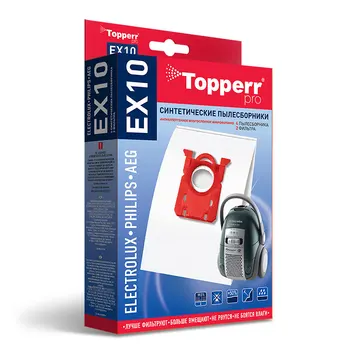 Синтетические пылесборники Topperr 1404 EX10 для пылесосов AEG, ELECTROLUX, PHILIPS, 4 шт
Синтетические пылесборники Topperr 1404 EX10 для пылесосов AEG, ELECTROLUX, PHILIPS, 4 шт