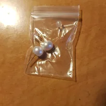 ¡Liquidación! AAAA-pendientes de tuerca de perlas de agua dulce cultivadas para mujer, de 6-11mm, 100% blanco de alto brillo, aretes de plata de ley para mujer