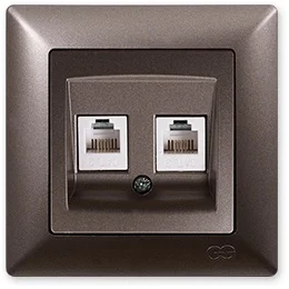 PnpnElectrıc Gns Visage Ambiance Metallic Mocha Double Numerical Telephone Socket (2x Cat3) Double Telephone Socket
PnpnElectrıc Gns Visage Ambiance Metallic Mocha Double Numerical Telephone Socket (2x Cat3) Double Telephone Socket