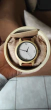 BOBO BIRD-relojes de madera de bambú para hombre y mujer, reloj de pulsera redondo, antiguo, informal, con correa de cuero