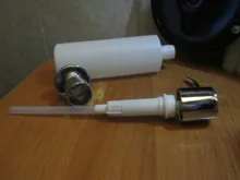 Lotion Dispenser Bottle Sink Soap Bathroom Kitchen ABS Home R3Y5 Products Improvement