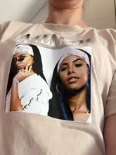 Camisetas estampadas Harajuku para hombres, ropa de calle Orionhbt Aaliyah, Vintage, Unisex, Top de algodón, talla europea, novedad de 2021