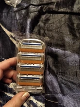 Gillette-Cuchillas de afeitar para hombre Fusion, 5 capas, cuchillas de seguridad, acero inoxidable, cuidado de la cara, 4 unidades