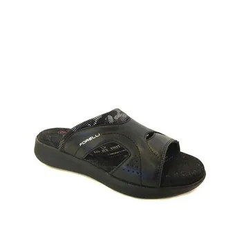 Forelli Women Slippers Black Genuine Leather 24303 Türkiye'de Manufactured Sneaker Slipper Sandal Anatomical Shoes Expert 
Forelli Women Slippers Black Genuine Leather 24303 Türkiye'de Manufactured Sneaker Slipper Sandal Anatomical Shoes Expert