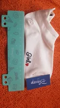 Disney-calcetines con bordado de dibujos animados para mujer, de algodón, finos, de verano, 1 par