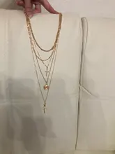 Collar Vintage multicapa con forma de moneda para mujer, Gargantilla, Color dorado y plateado, retrato de moda, cadena gruesa, joyería